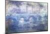 The Waterloo Bridge, Effect of Fog-Claude Monet-Mounted Giclee Print