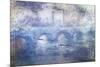 The Waterloo Bridge, Effect of Fog-Claude Monet-Mounted Premium Giclee Print