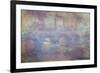 The Waterloo Bridge, Fog Effect, 1903-Claude Monet-Framed Giclee Print