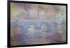 The Waterloo Bridge, Fog Effect, 1903-Claude Monet-Framed Giclee Print