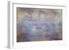 The Waterloo Bridge, Fog Effect, 1903-Claude Monet-Framed Premium Giclee Print