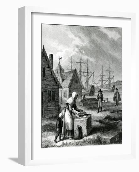 The Watermans Wife, Published in 1835-George Cruikshank-Framed Giclee Print