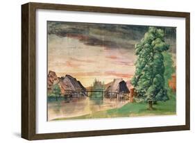 The Watermill, 1495-97-Albrecht Dürer-Framed Giclee Print