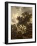 The Watermill, c.1660-Meindert Hobbema-Framed Giclee Print