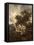 The Watermill, c.1660-Meindert Hobbema-Framed Stretched Canvas