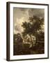 The Watermill, c.1660-Meindert Hobbema-Framed Giclee Print