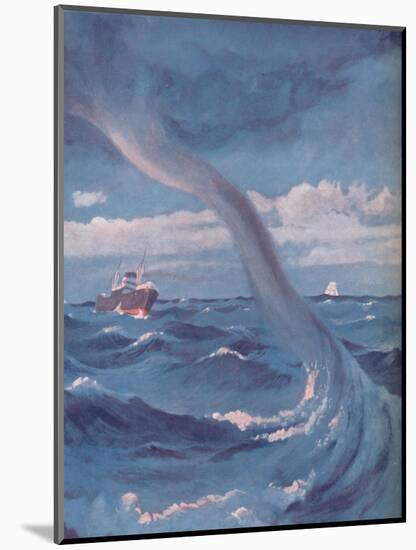 'The Waterspout That Joins Cloud and Sea', 1935-Unknown-Mounted Giclee Print