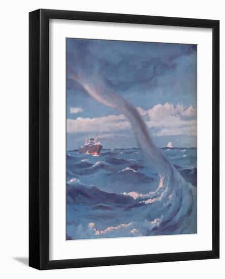 'The Waterspout That Joins Cloud and Sea', 1935-Unknown-Framed Giclee Print