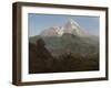 The Watzmann, 1825 (Oil on Canvas)-Johan Christian Dahl-Framed Giclee Print