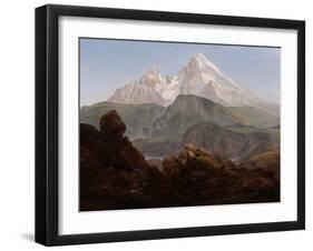 The Watzmann-Johan Christian Clausen Dahl-Framed Giclee Print