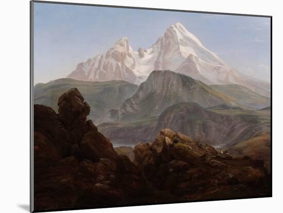 The Watzmann-Johan Christian Clausen Dahl-Mounted Giclee Print