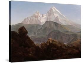 The Watzmann-Johan Christian Clausen Dahl-Stretched Canvas