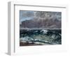 The Wave, 1867-1869-Gustave Courbet-Framed Giclee Print