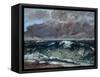 The Wave, 1867-1869-Gustave Courbet-Framed Stretched Canvas