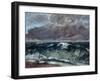 The Wave, 1867-1869-Gustave Courbet-Framed Giclee Print