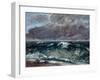 The Wave, 1867-1869-Gustave Courbet-Framed Giclee Print