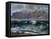 The Wave, 1867-1869-Gustave Courbet-Framed Stretched Canvas