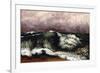 The Wave, 1869-Gustave Courbet-Framed Giclee Print