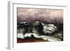 The Wave, 1869-Gustave Courbet-Framed Giclee Print