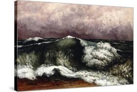 The Wave, 1869-Gustave Courbet-Stretched Canvas