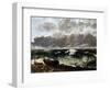 The Wave, 1869-Gustave Courbet-Framed Giclee Print