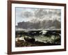 The Wave, 1869-Gustave Courbet-Framed Giclee Print