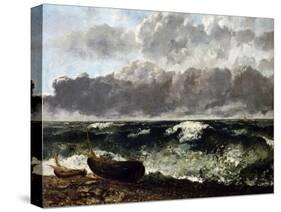 The Wave, 1869-Gustave Courbet-Stretched Canvas