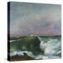 The Wave, 1870-Gustave Courbet-Stretched Canvas