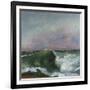 The Wave, 1870-Gustave Courbet-Framed Giclee Print