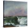 The Wave, 1870-Gustave Courbet-Stretched Canvas