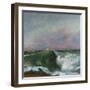 The Wave, 1870-Gustave Courbet-Framed Giclee Print