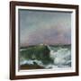 The Wave, 1870-Gustave Courbet-Framed Giclee Print