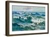 The Wave, 1915 (Oil on Canvas)-Karl Hagemeister-Framed Giclee Print