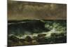 The Wave, about 1870-Gustave Courbet-Mounted Giclee Print