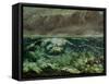 The Wave, after 1870-Gustave Courbet-Framed Stretched Canvas