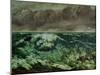 The Wave, after 1870-Gustave Courbet-Mounted Giclee Print