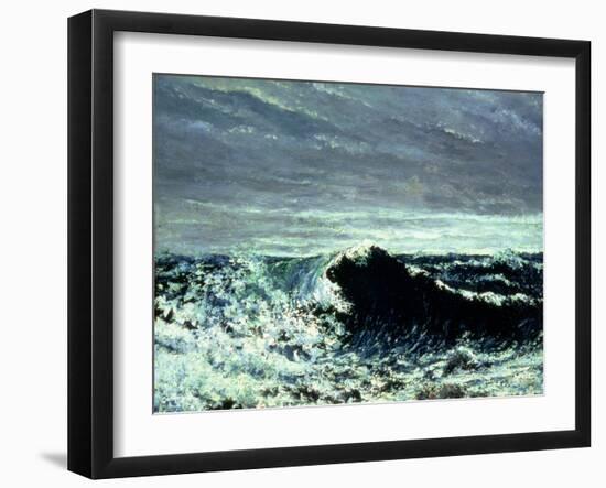 The Wave, C.1869-Gustave Courbet-Framed Giclee Print