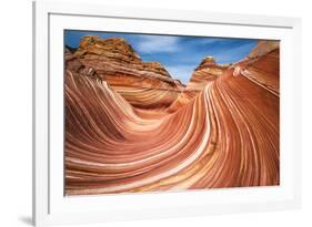 The Wave, Coyote Buttes, Paria-Vermilion Cliffs Wilderness, Arizona, Usa-Russ Bishop-Framed Photographic Print