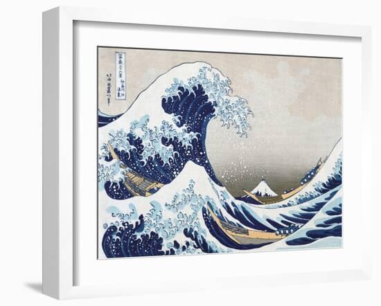 The Wave off Kanagawa-null-Framed Art Print