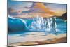 The Wave-Jim Warren-Mounted Premium Giclee Print