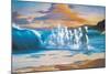 The Wave-Jim Warren-Mounted Premium Giclee Print