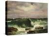 The Wave-Gustave Courbet-Stretched Canvas