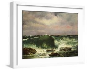 The Wave-Gustave Courbet-Framed Photographic Print