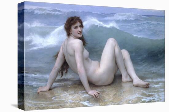 The Wave-William Adolphe Bouguereau-Stretched Canvas