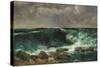 The Wave-Gustave Courbet-Stretched Canvas