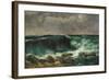 The Wave-Gustave Courbet-Framed Giclee Print