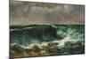 The Wave-Gustave Courbet-Mounted Giclee Print