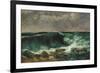 The Wave-Gustave Courbet-Framed Giclee Print