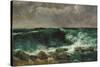 The Wave-Gustave Courbet-Stretched Canvas