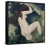 The Wave-Aristide Maillol-Framed Stretched Canvas